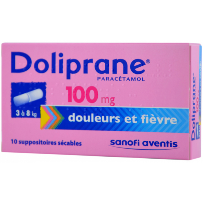 Doliprane 100mg Boite 10 Suppositoires 3 A 8 Kg Sanofi Aventis Prix Doliprane 100mg Boite 10 Suppositoires 3 A 8 Kg Sanofi Aventis Prix