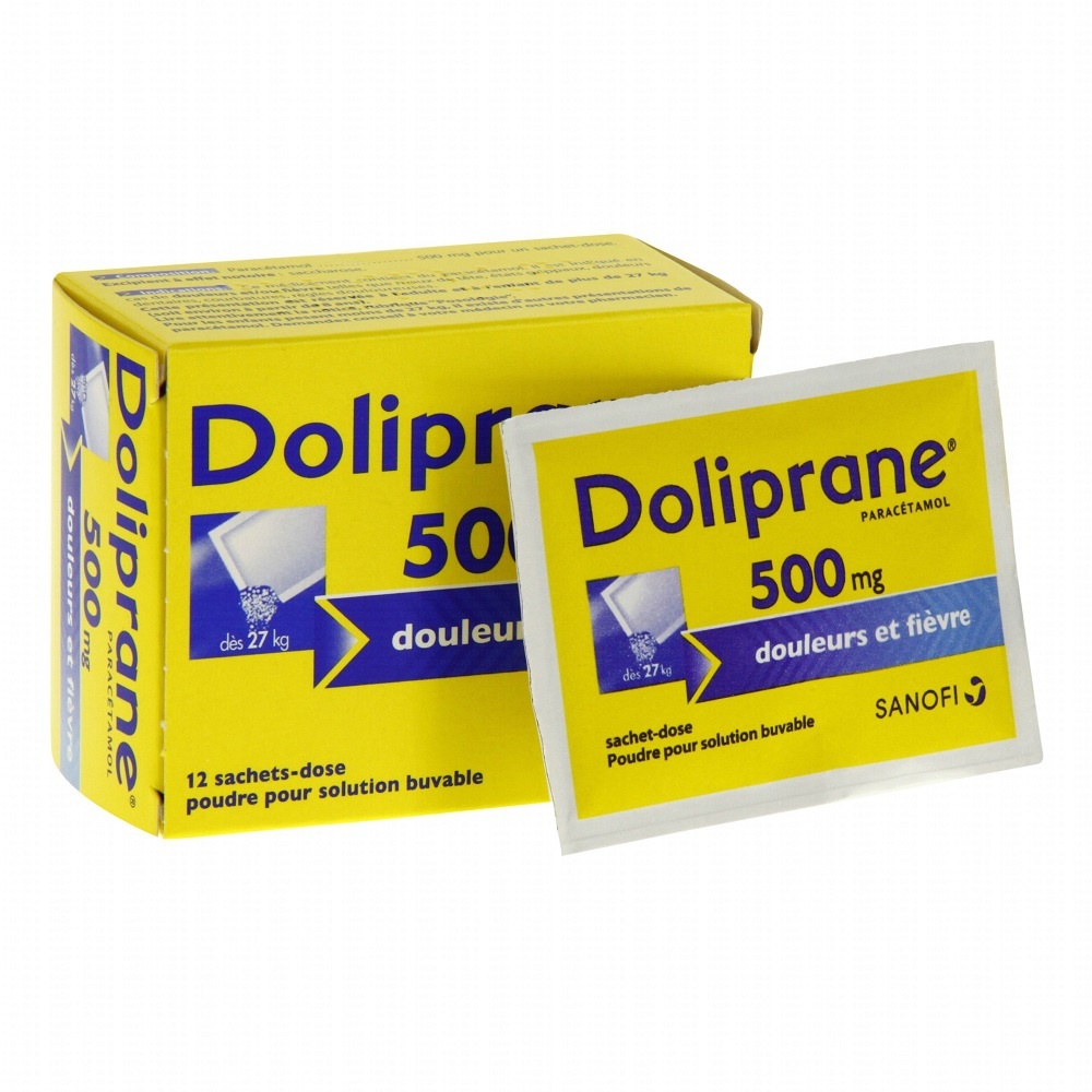 Photo de Doliprane 500mg - 12 sachets Sanofi Doliprane 500mg - 12 sachets Sanofi-192159
