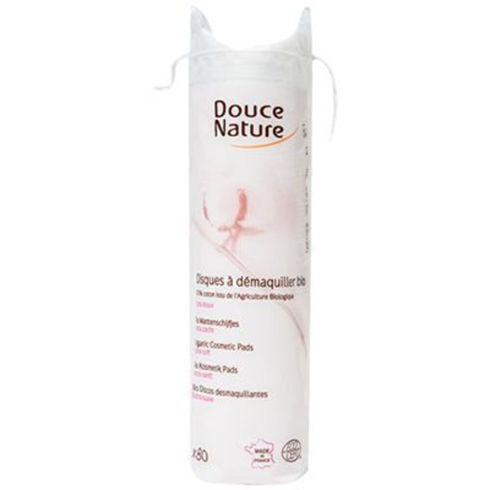 Photo de Douce nature disques à démaquiller bio x80 Douce nature Douce nature disques à démaquiller bio x80 Douce nature-222968
