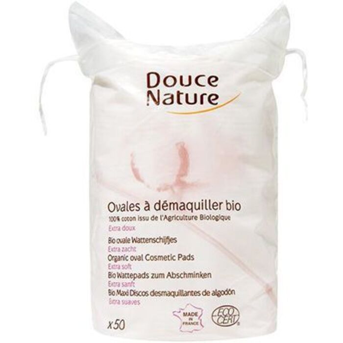 Photo de Douce nature ovales à démaquiller bio x50 Douce nature Douce nature ovales à démaquiller bio x50 Douce nature-222969