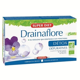 Drainaflore bio - 20 ampoules de 15ml - 20.0 unités - drainage - super diet Bio formule dépurative-2765