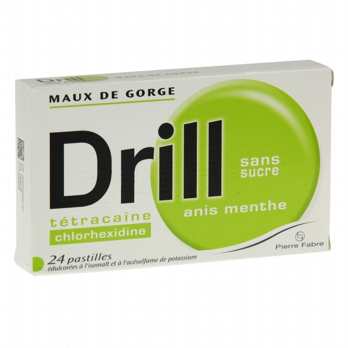 Photo de Drill sans sucre anis menthe Pierre fabre Drill sans sucre anis menthe Pierre fabre-192715