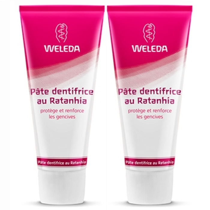 Photo de Duo pâte dentifrice au ratanhia - 2 x Weleda Duo pâte dentifrice au ratanhia - 2 x Weleda-103355