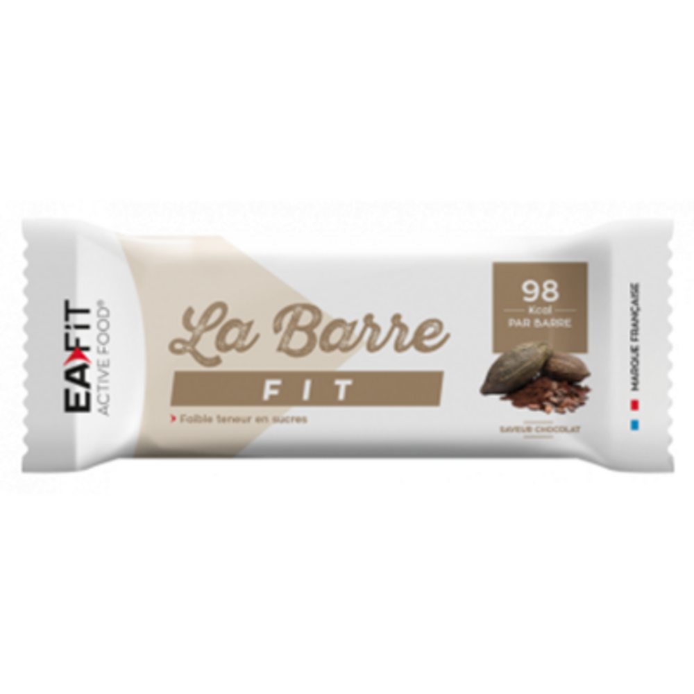 Photo de Ea fit la barre fit saveur chocolat 98 kcal 28g Ea fit Ea fit la barre fit saveur chocolat 98 kcal 28g Ea fit-221909
