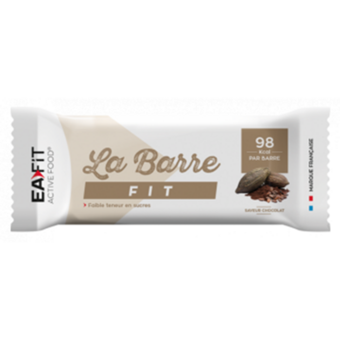 Photo de Ea fit la barre fit saveur chocolat 98 kcal 28g Ea fit Ea fit la barre fit saveur chocolat 98 kcal 28g Ea fit-221909