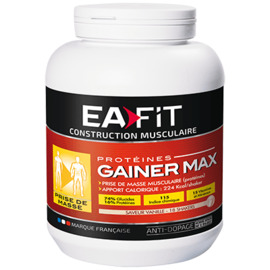 Eafit construction musculaire gainer max saveur caramel 1,1 kg - ea-fit -221387