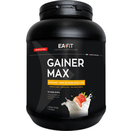 Eafit construction musculaire gainer max saveur fraise 1,1 kg - ea-fit -221390