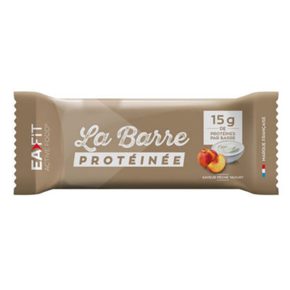 Photo de Eafit la barre protéinée pêche yaourt 46g Ea fit Eafit la barre protéinée pêche yaourt 46g Ea fit-222453