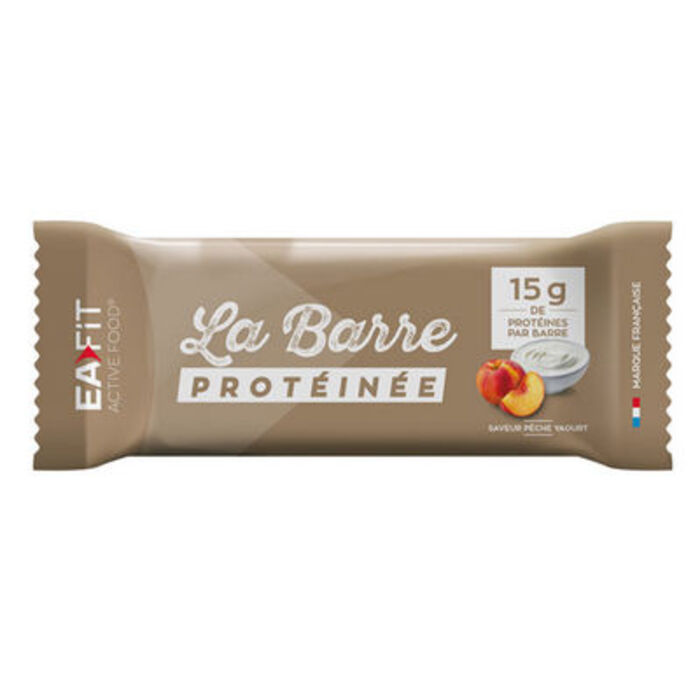 Photo de Eafit la barre protéinée pêche yaourt 46g Ea fit Eafit la barre protéinée pêche yaourt 46g Ea fit-222453