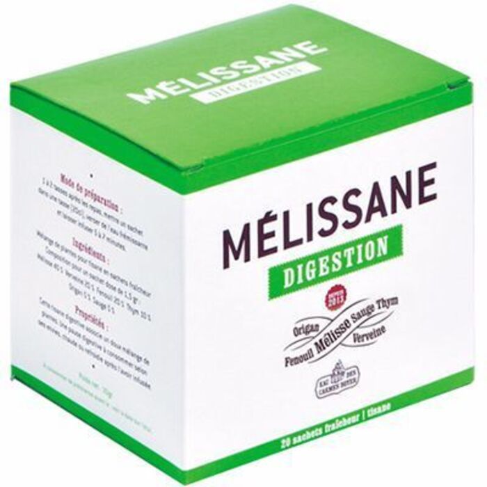 Photo de Eau de mélisse des carmes tisane digestion bio 20 sachets Boyer Eau de mélisse des carmes tisane digestion bio 20 sachets Boyer-216832
