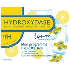 Eau minérale naturelle gazeuse citron x20 - hydroxydase -202541
