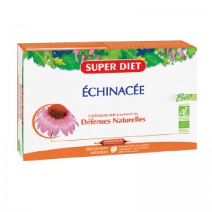 Echinacee bio -  20 ampoules de 15ml Super diet-11073