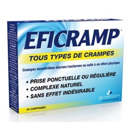 Eficramp - boite de 30 comprimés - divers - les 3 chênes -140574