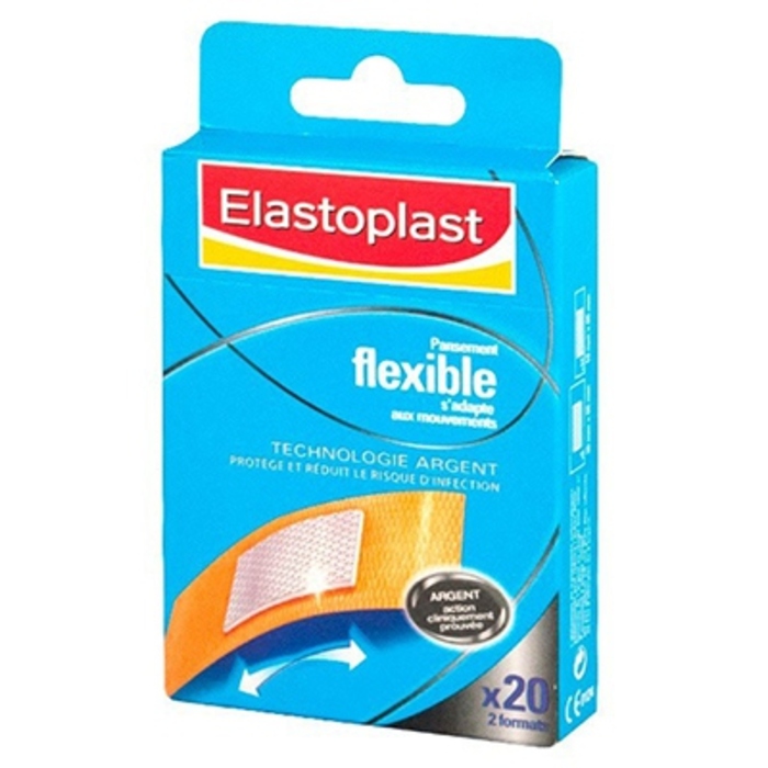 Photo de Elastoplast pansement flexible antibactérien x20 Elastoplast Elastoplast pansement flexible antibactérien x20 Elastoplast-114453