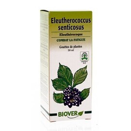 Eleutherococcus senticosus (eleuthérocoque) bio - 50.0 ml - gouttes de plantes - teintures mères - biover Stress et fatigue-8966