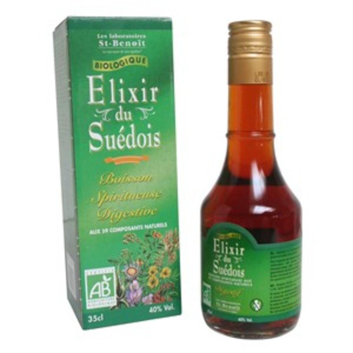 Elixir du suédois 40 bio 350.0 ml elixirs bio st benoît Achat au meilleur prix Elixir du suédois 40 bio 350.0 ml elixirs bio st benoît Achat au meilleur prix