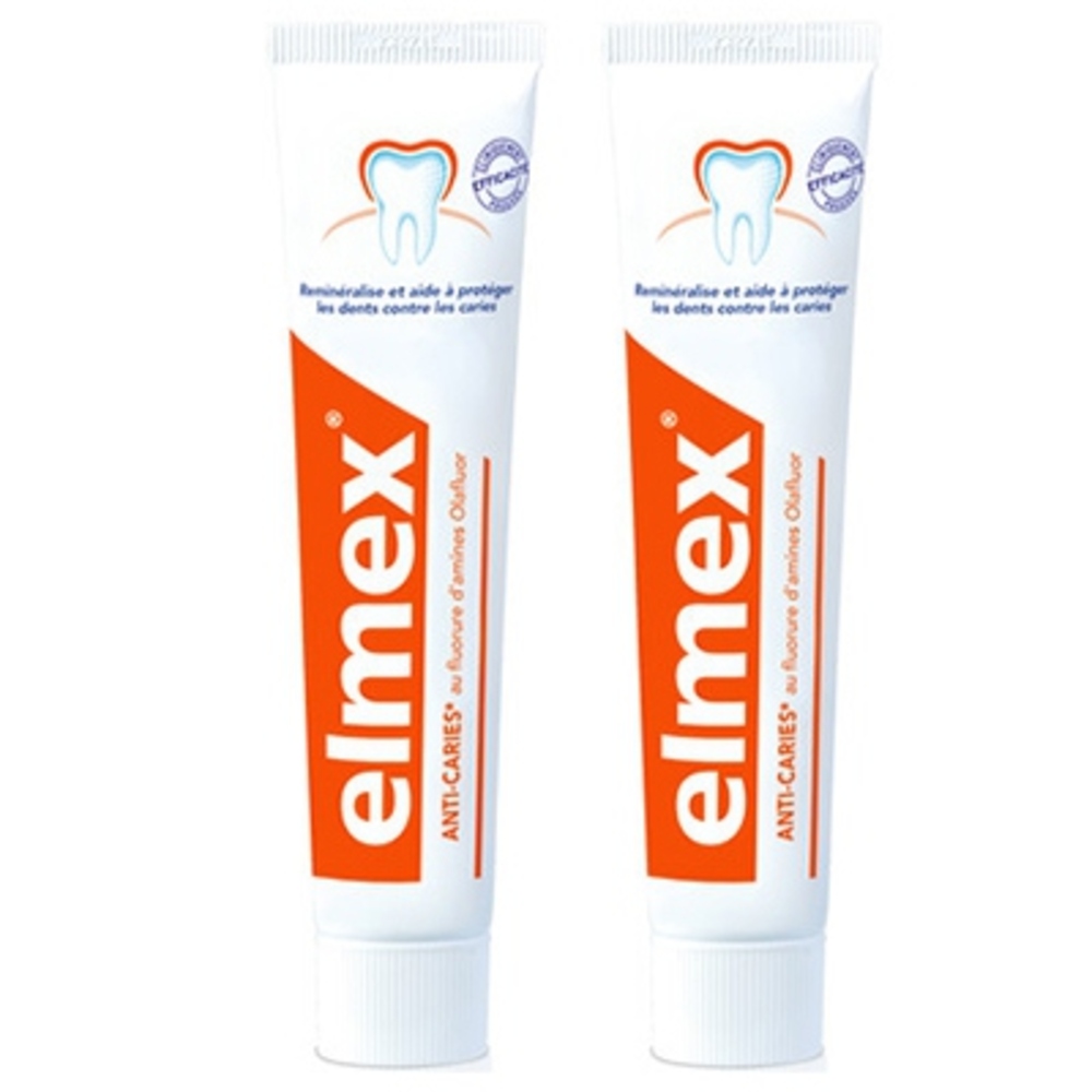 Photo de Elmex dentifrice protection caries - lot de 2 x 125 ml Elmex Elmex dentifrice protection caries - lot de 2 x 125 ml Elmex-190754
