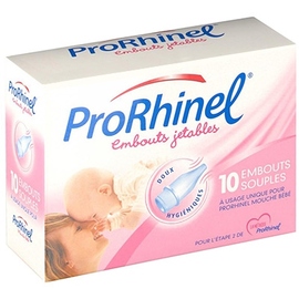 Embouts jetables souples x 10 - Prorhinel -144280