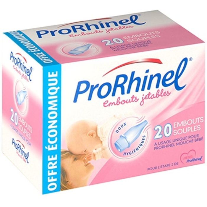 Photo de Embouts jetables souples x 20 Prorhinel Embouts jetables souples x 20 Prorhinel-200008