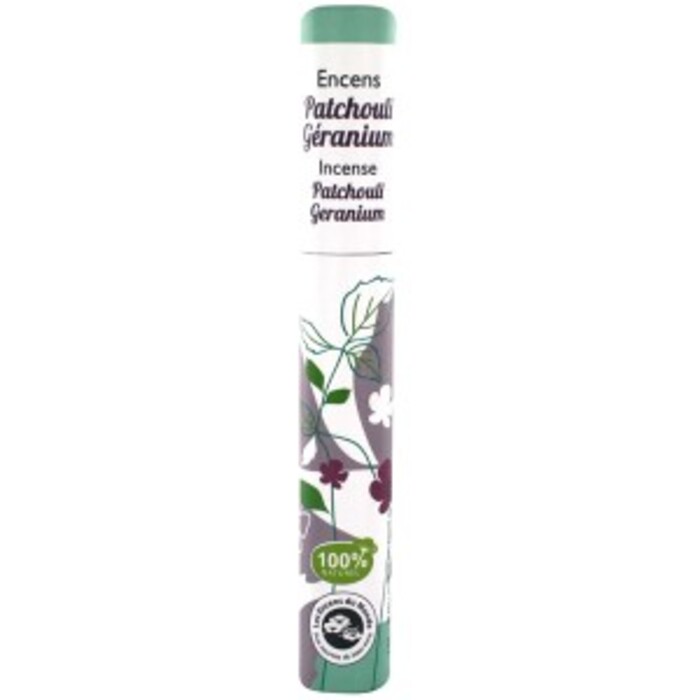 Photo de Encens vegetal patchouli geranium - tube 30 batonnets Florisens Encens vegetal patchouli geranium - tube 30 batonnets Florisens-135818
