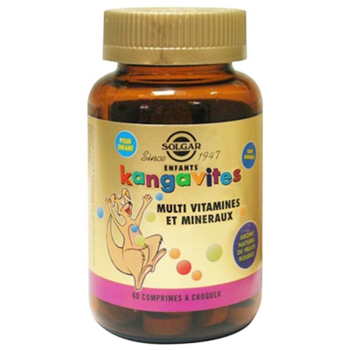 Photo de Enfants kangavites multi vitamines et mineraux Solgar Enfants kangavites multi vitamines et mineraux Solgar-196966