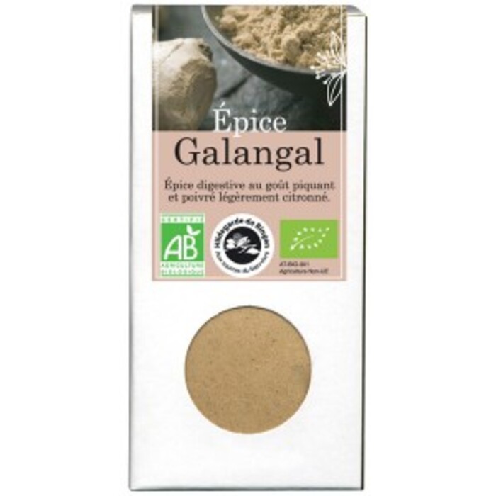 Photo de Epice galangal bio - boîte de 35 g Florisens Epice galangal bio - boîte de 35 g Florisens-135774