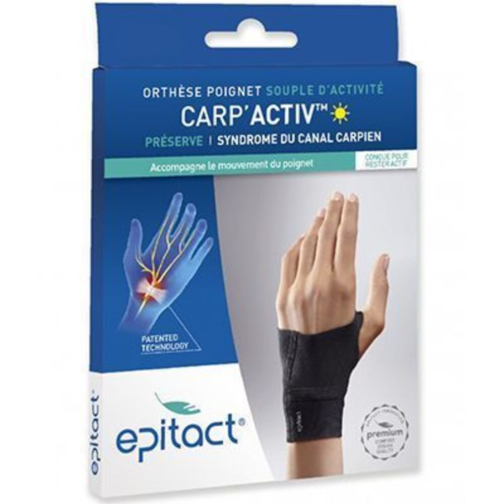 Photo de Epitact orthèse poignet carp'activ main gauche taille m Epitact Epitact orthèse poignet carp'activ main gauche taille m Epitact-224385