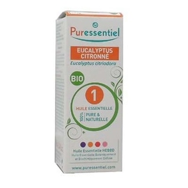 Eucalyptus citronné BIO* - 10 ml - huiles essentielles - hebbd - Puressentiel -204979