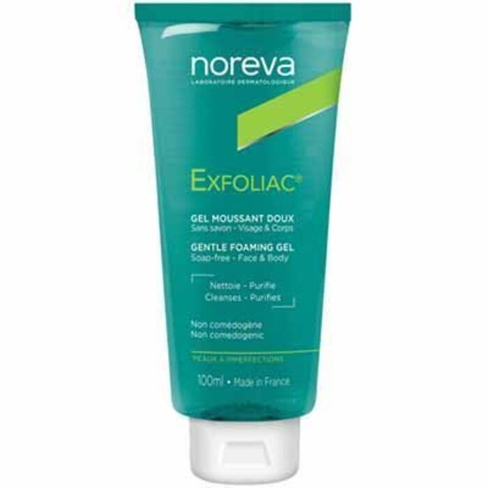 Photo de Exfoliac gel moussant doux 100ml Noreva Exfoliac gel moussant doux 100ml Noreva-225436
