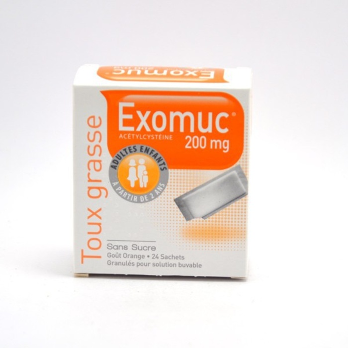Photo de Exomuc 200mg - 24 sachets Bouchara recordati Exomuc 200mg - 24 sachets Bouchara recordati-193023