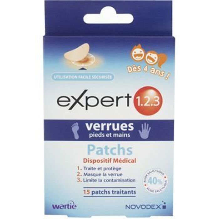 Photo de Expert123 verrues pieds et mains patchs traitants x15 Novodex Expert123 verrues pieds et mains patchs traitants x15 Novodex-227312