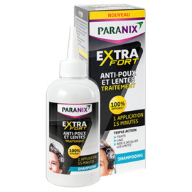 Extra fort anti-poux et lentes shampooing traitement 300ml - paranix -225406