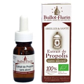Extrait de Propolis sans alcool - 15.0 ml - Apithérapie pure - Ballot flurin -114251