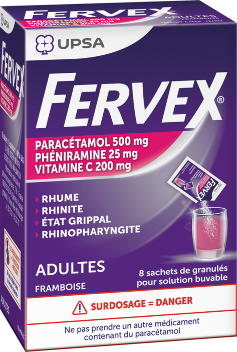 Fervex bt 8 sac dose framb Upsa-192694