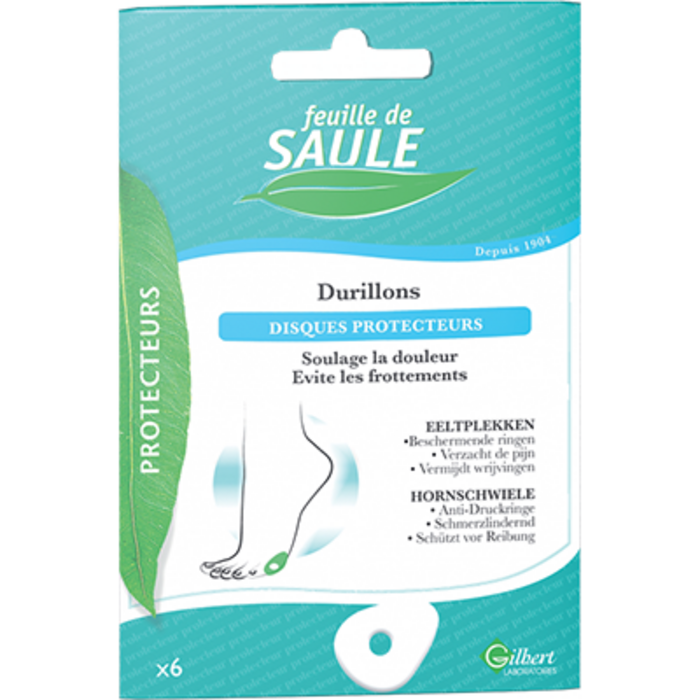 Photo de Feuille de saule disques protecteurs durillons x6 Feuille de saule Feuille de saule disques protecteurs durillons x6 Feuille de saule-224409