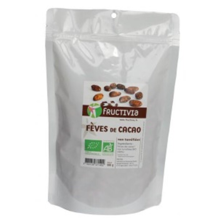 Photo de Fèves de cacao bio - sachet 500 g Fructivia Fèves de cacao bio - sachet 500 g Fructivia-136079