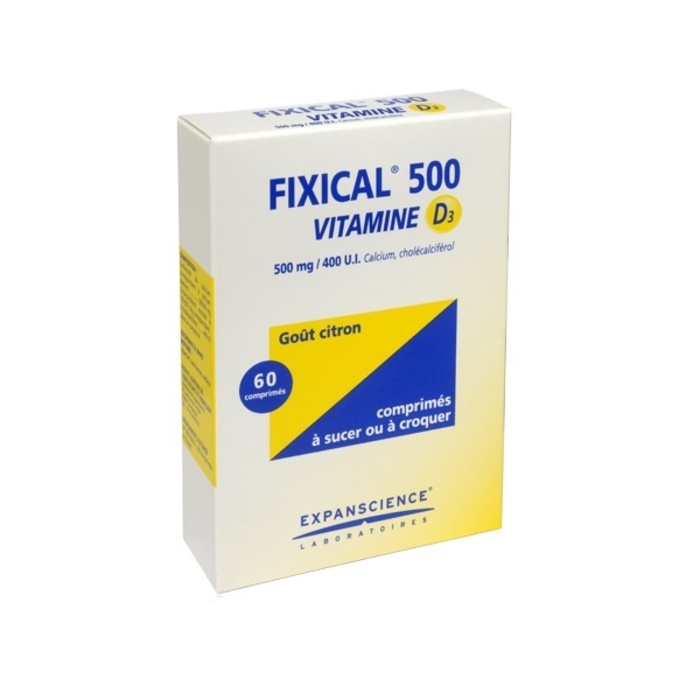 Photo de Fixical 500 vitamine d3 Expanscience Fixical 500 vitamine d3 Expanscience-192300