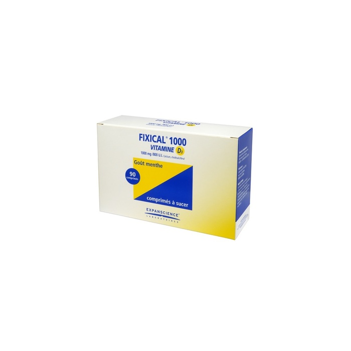 Photo de Fixical vitamine d3 1000mg/800ui - 90 comprimés Expanscience Fixical vitamine d3 1000mg/800ui - 90 comprimés Expanscience-192405