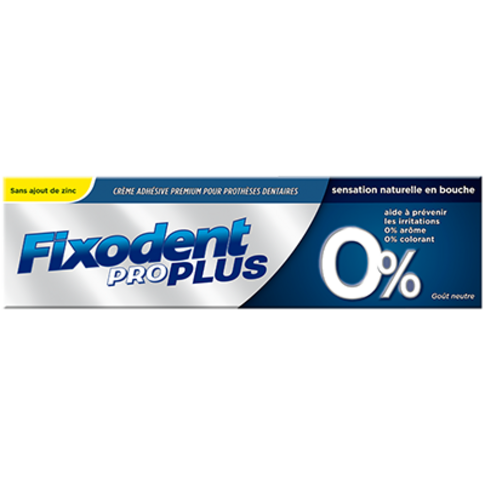 Fixodent pro plus 0 colle pour appareil dentaire 40g Prix