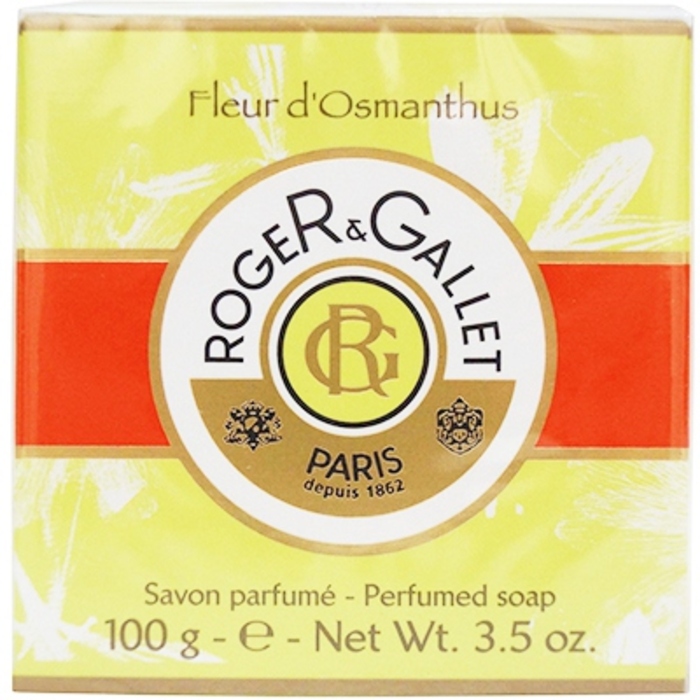 Photo de Fleur d'osmanthus savon boite voyage 100g Roger & gallet Fleur d'osmanthus savon boite voyage 100g Roger & gallet-211172