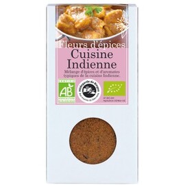Fleurs d'épices Cuisine Indienne  BIO - boîte de 38 g - divers - Encens du Monde - Florisens -189112