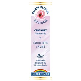 Fleurs de Bach 04 Centaury - Centaurée - 20.0 ml - Elixirs Floraux - Biofloral Equilibre et calme-1295