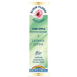 Fleurs de Bach 10 Crab apple - Pommier sauvage - 20.0 ml - Elixirs Floraux - Biofloral Courage et espoir-1301