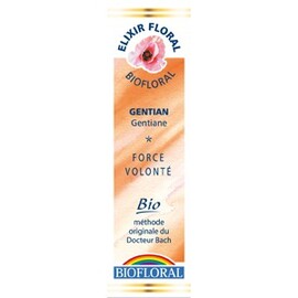 Fleurs de Bach 12 Gentian - Gentiane - 20.0 ml - Elixirs Floraux - Biofloral Force et volonté-1304