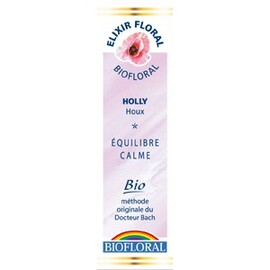 Fleurs de Bach 15 Holly - Houx - 20.0 ml - Elixirs Floraux - Biofloral Equilibre et calme-1307
