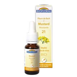Fleurs de Bach 21 Mustar - Moutarde - 20.0 ml - Elixirs Floraux - Biofloral Vitalité et joie de vivre-1313