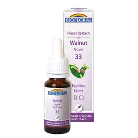 Fleurs de Bach 33 Walnut - Noyer - 20.0 ml - Elixirs Floraux - Biofloral Equilibre et calme-1324