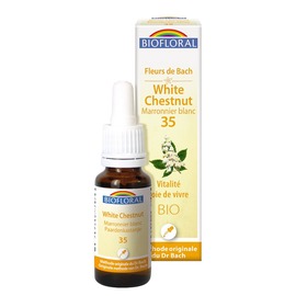 Fleurs de Bach 35 White chesnut - Marronnier blanc - 20.0 ml - Elixirs Floraux - Biofloral Vitalité et joie de vivre-1326
