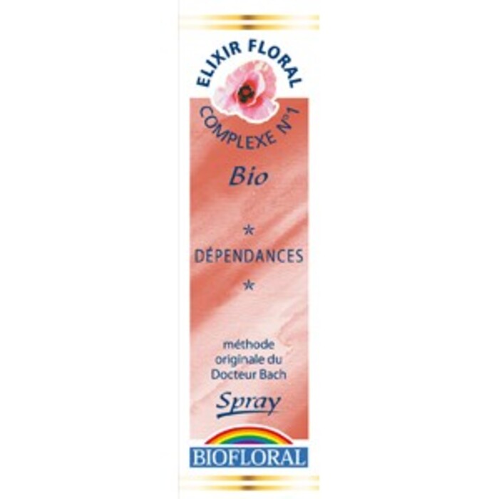 Photo de Fleurs de bach complexe - dépendance - spray Biofloral Fleurs de bach complexe - dépendance - spray Biofloral-8792