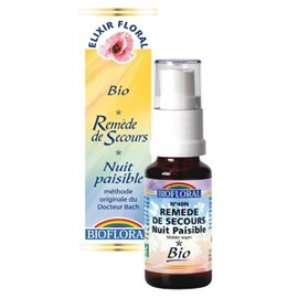 Fleurs de Bach Complexe secours - Nuit paisible - spray - 20.0 ml - Elixirs Floraux - Biofloral Secours-123555